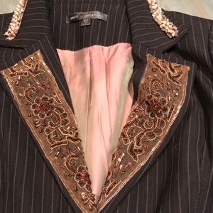 Stunning True Meaning Blazer Amazing Bead Work